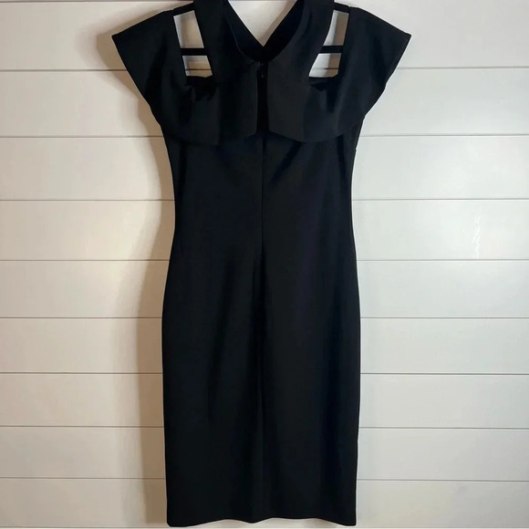 RACHEL Rachel Roy Black Jolie Evening Party‎ Wedding Mini Dress. Size 4. - Picture 5 of 14
